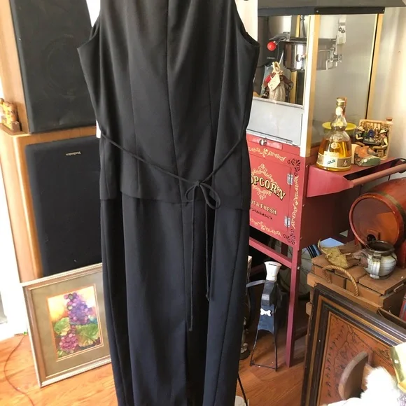 Dress Barn Woman 14W Black Formal Long Dress Gown Sequins Short Sleeve - Picture 4 of 4